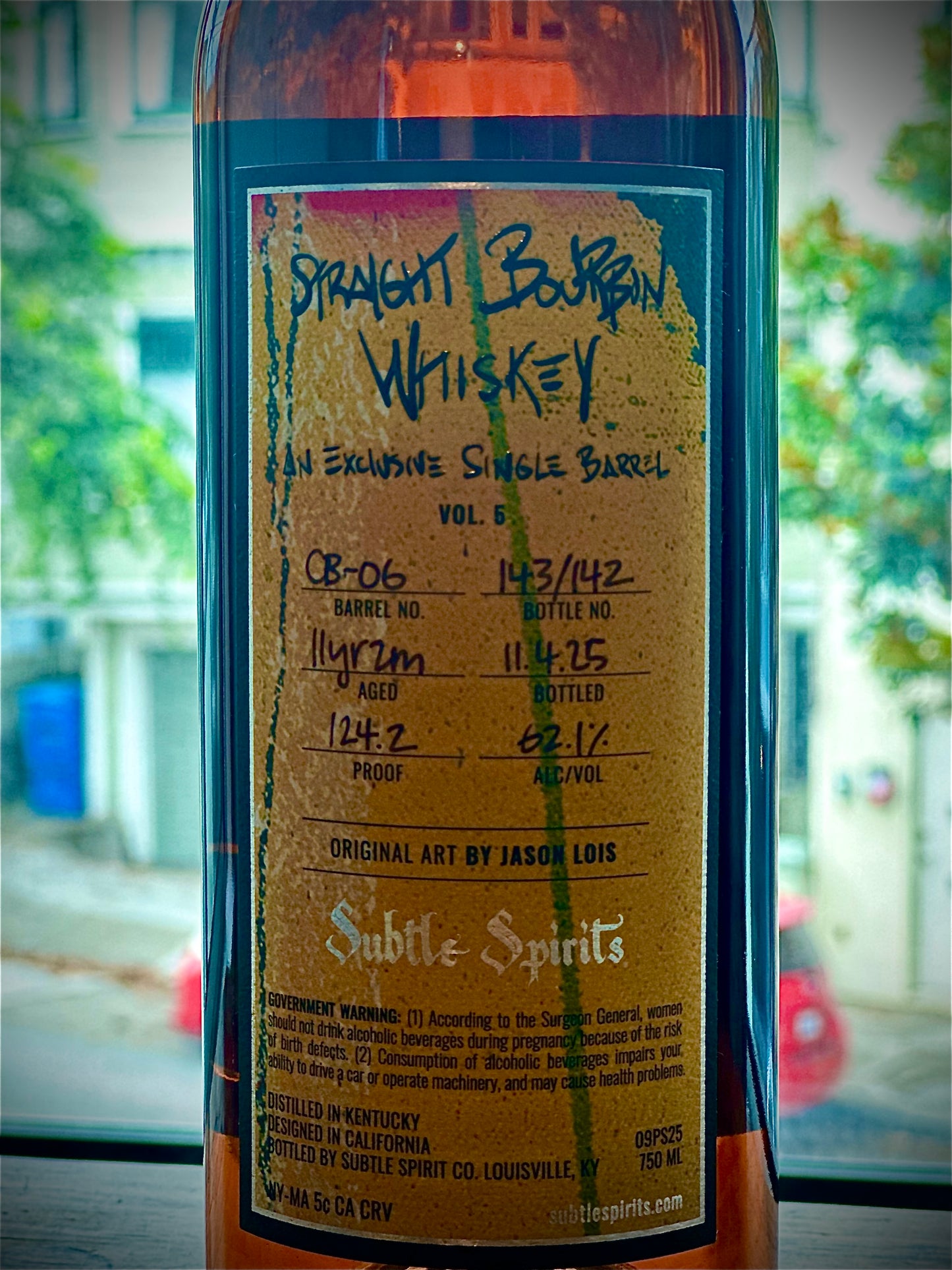 Vol. 5 Private Barrel Bourbon #CB-06 'Flintlock Barrel Society'